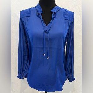 NWT Chico’s Rich Cobalt Blue Blouse Size 00 (US Size 2)